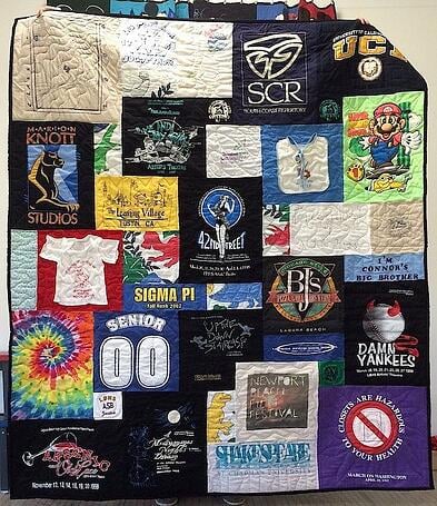 T-shirt quilt T-shirt quilt